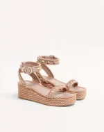 Valentino Rockstud Flatform Sandal In Calfskin 45Mm - Image 6